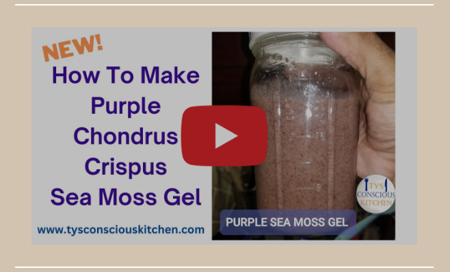 Read more about the article Purple Chondrus Crispus Sea Moss Gel Tutorial!