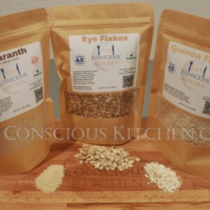 Ancient Grain Breakfast 3-Pack: Amaranth | Rye Flakes | Quinoa Flakes