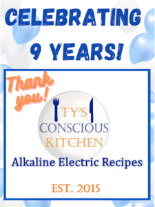 Ty's Conscious Kitchen Celebrating 9 Year Anniversary